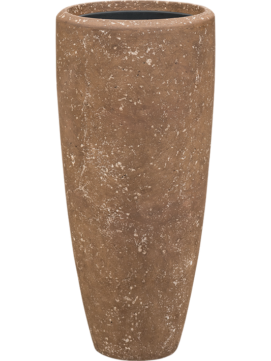 Baq Polystone Plain Plant Pot 70cm Height 24cm Dia Partner Rock (with liner)