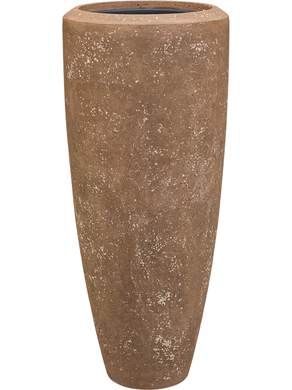 Baq Polystone Plain Plant Pot 90cm Height 27cm Dia Partner Rock (with liner)