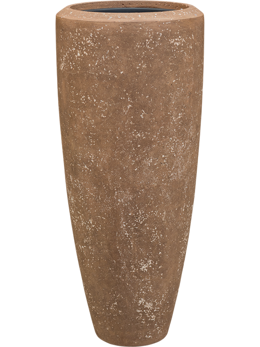 Baq Polystone Plain Plant Pot 90cm Height 27cm Dia Partner Rock (with liner)