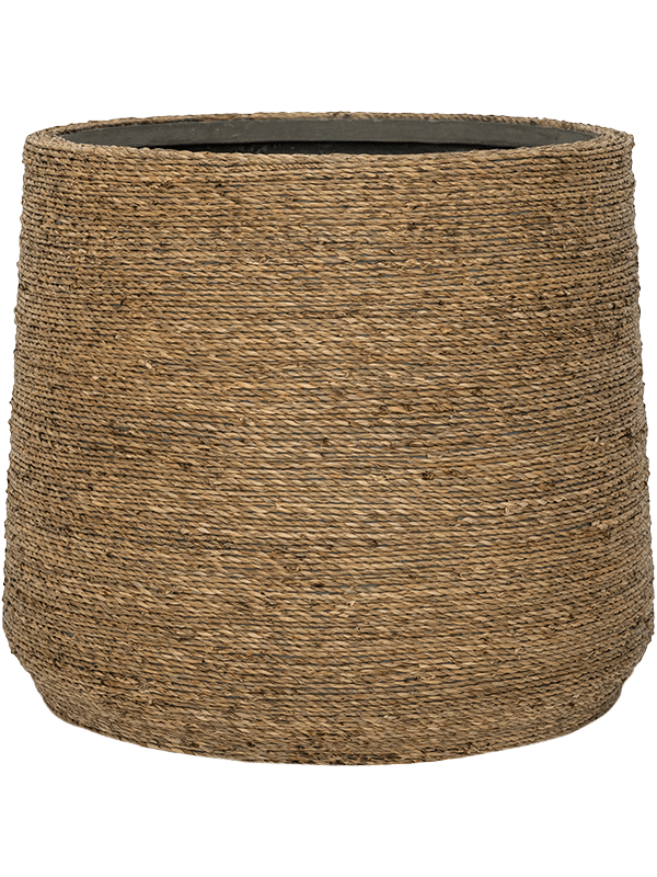 Bohemian Plant Pot 22cm Height 21cm Dia Patt M Straw Grass