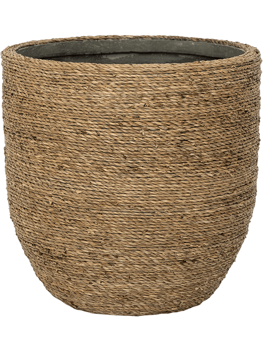 Bohemian Plant Pot 32cm Height 29cm Dia Cody L Straw Grass