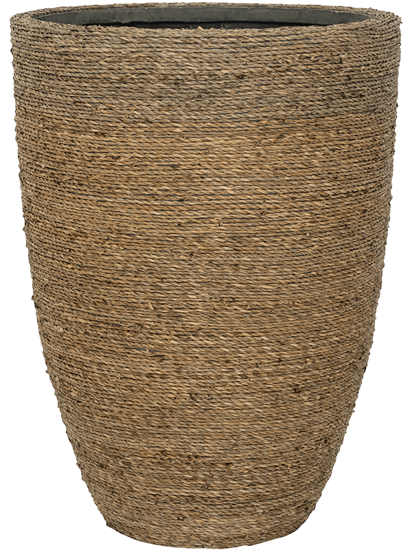 Bohemian Plant Pot 41cm Height 27cm Dia Ben M Straw Grass