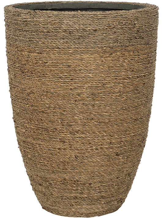 Bohemian Plant Pot 41cm Height 27cm Dia Ben M Straw Grass