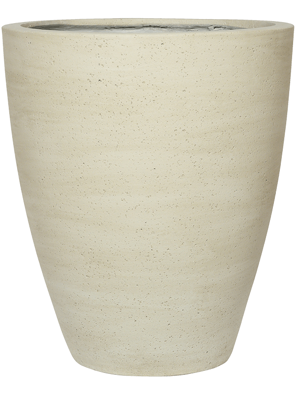 Cement & Stone Plant Pot 55cm Height 40cm Dia Ben L Beige Washed