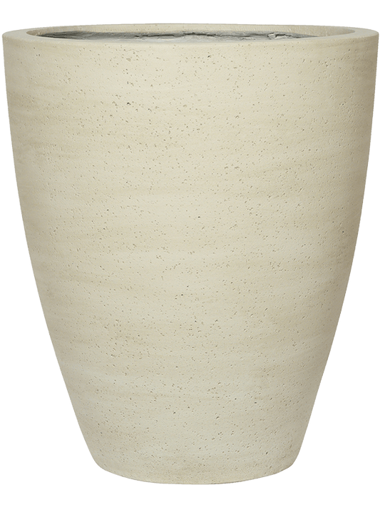 Cement & Stone Plant Pot 55cm Height 40cm Dia Ben L Beige Washed