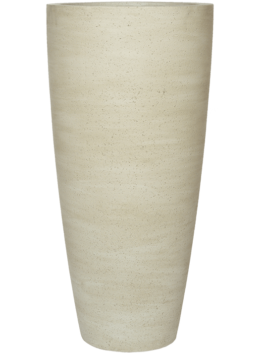 Cement & Stone Plant Pot 100cm Height 40cm Dia Dax XL Beige Washed