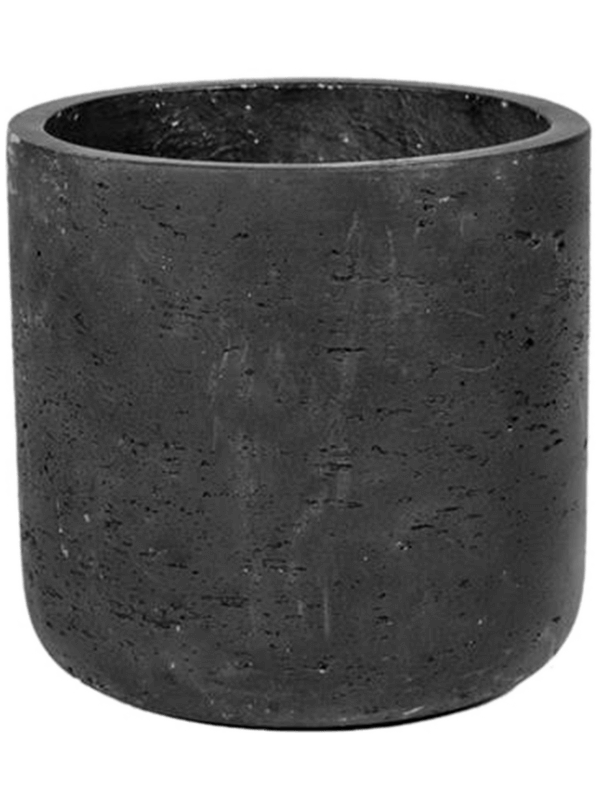Rough Plant Pot 7cm Height 7cm Dia Mini Charlie XXXS Black Washed