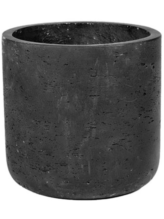 Rough Plant Pot 7cm Height 7cm Dia Mini Charlie XXXS Black Washed