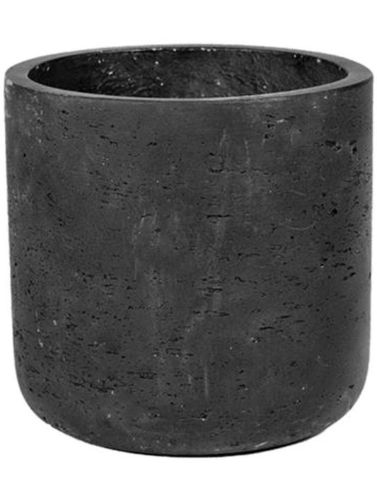 Rough Plant Pot 10cm Height 9cm Dia Mini Charlie XXS Black Washed