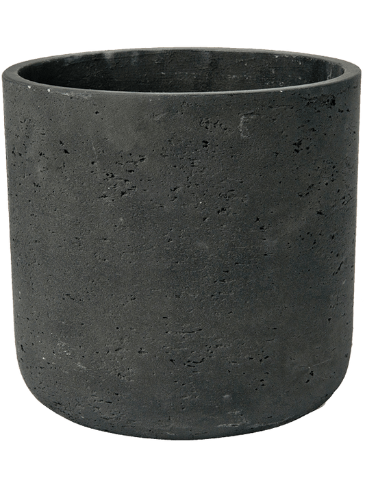 Rough Plant Pot 43cm Height 42cm Dia Charlie XXL Black Washed