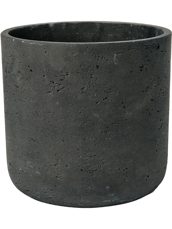 Rough Plant Pot 15cm Height 13cm Dia Charlie S Black Washed