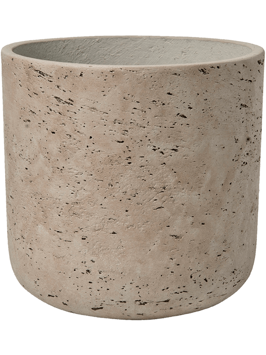 Rough Plant Pot 18cm Height 16cm Dia Charlie M Grey Washed