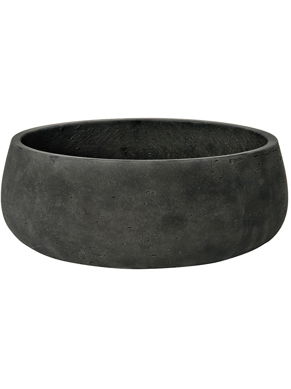 Rough Plant Pot 11cm Height 24cm Dia Eileen M Black Washed