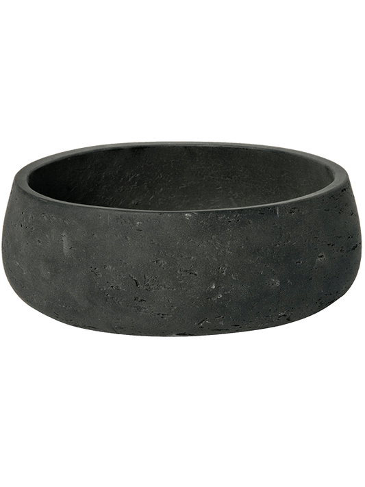Rough Plant Pot 9cm Height 20cm Dia Eileen S Black Washed