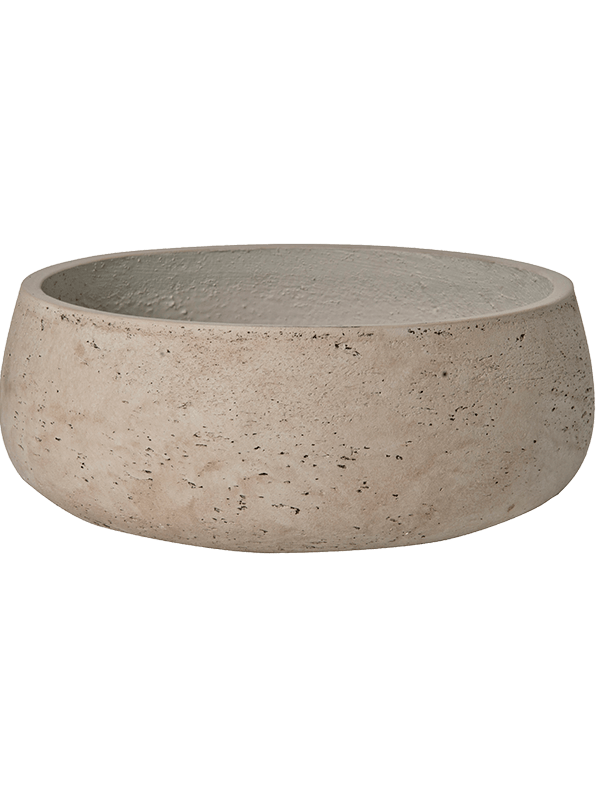 Rough Plant Pot 11cm Height 24cm Dia Eileen M Grey Washed