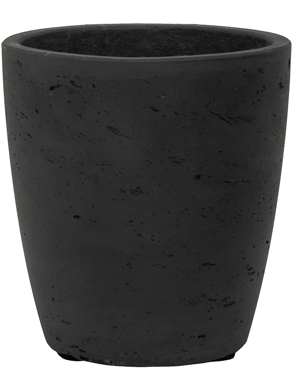 Rough Plant Pot 13cm Height 8.4cm Dia Gerben S Black Washed