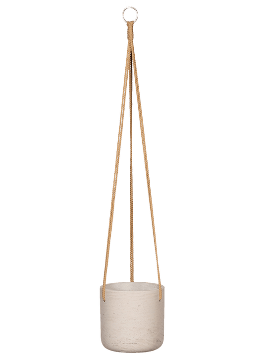 Rough Plant Pot 15cm Height 13cm Dia Charlie (hanging) S Grey Washed