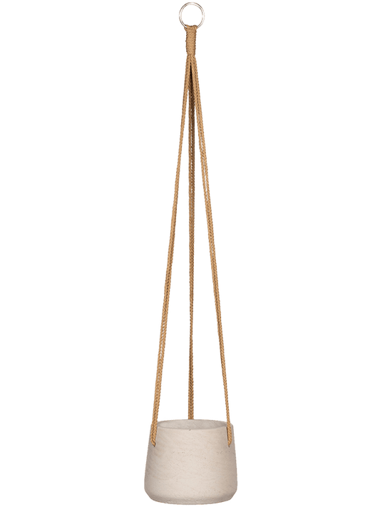 Rough Plant Pot 11cm Height 10cm Dia Patt (hanging) S Grey Washed