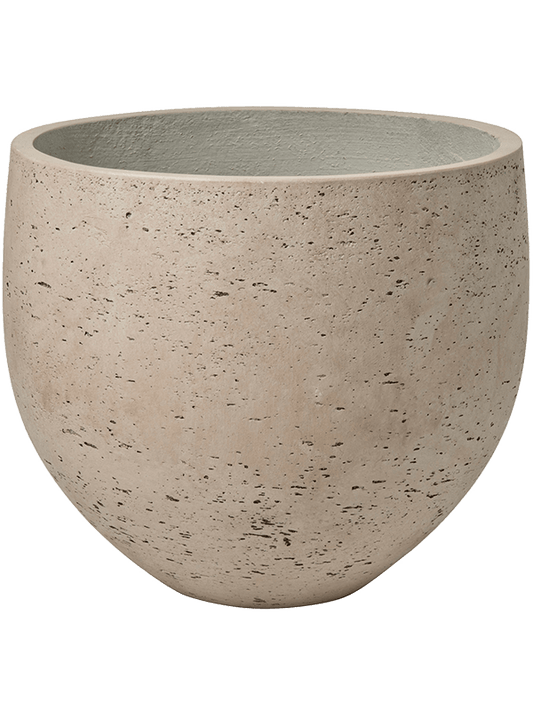 Rough Plant Pot 28cm Height 30cm Dia Mini Orb L Grey Washed