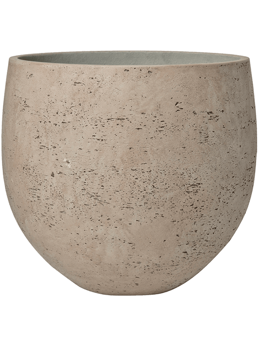 Rough Plant Pot 35cm Height 32cm Dia Mini Orb XL Grey Washed