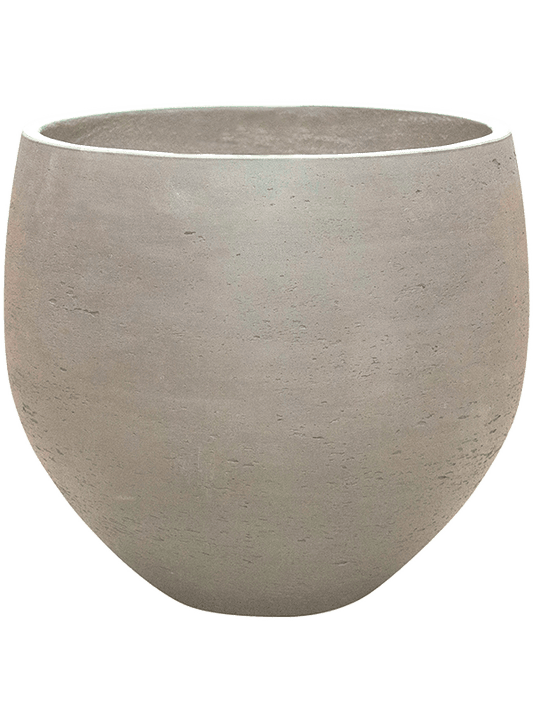 Rough Plant Pot 43cm Height 40cm Dia Orb M grey washed