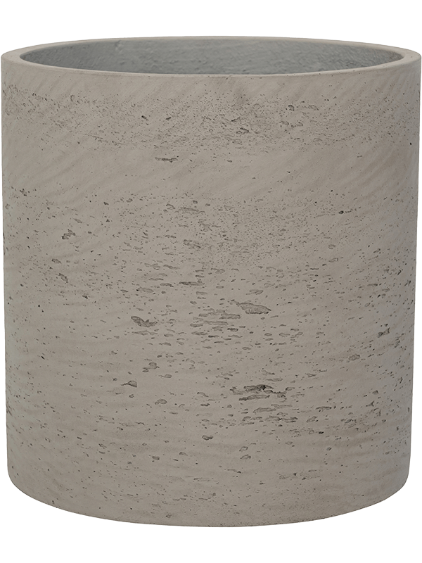 Rough Plant Pot 25cm Height 23cm Dia Puk L Grey Washed