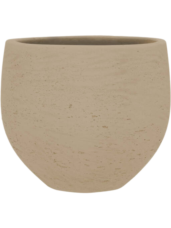 Rough Plant Pot 43cm Height 41cm Dia Orb M Clay Washed