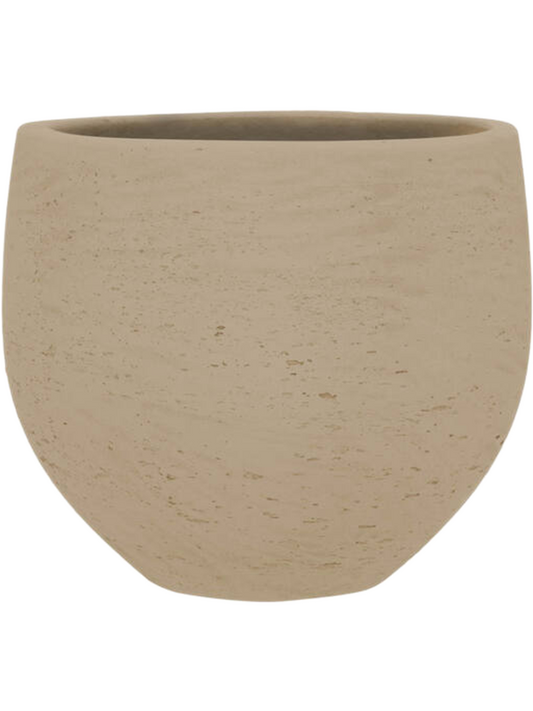 Rough Plant Pot 43cm Height 41cm Dia Orb M Clay Washed