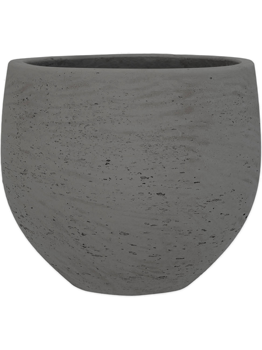 Rough Plant Pot 21cm Height 20cm Dia Mini Orb M Mocha Washed