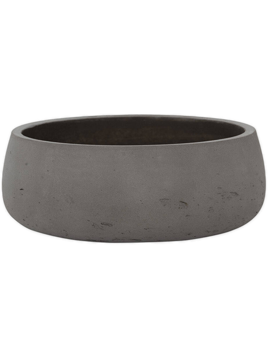 Rough Plant Pot 11cm Height 24cm Dia Eileen M Mocha Washed