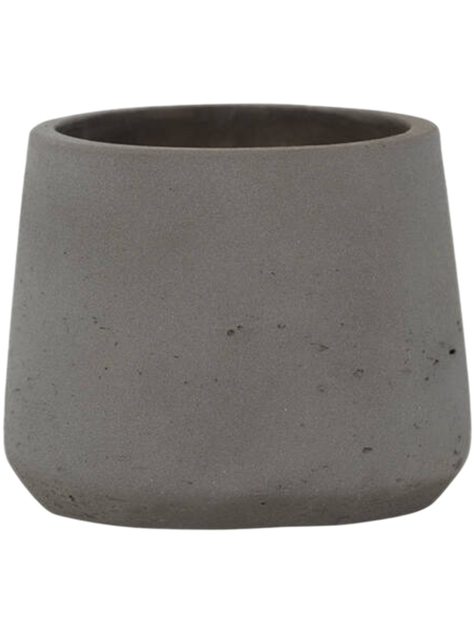 Rough Plant Pot 11cm Height 10cm Dia Patt S Mocha Washed