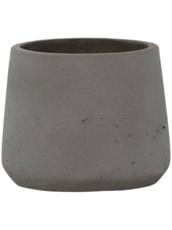 Rough Plant Pot 17cm Height 16cm Dia Patt L Mocha Washed