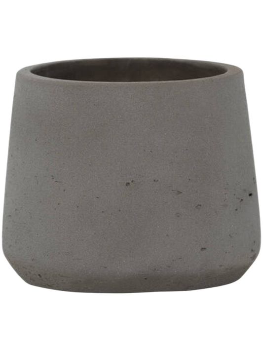 Rough Plant Pot 20cm Height 19cm Dia Patt XL Mocha Washed