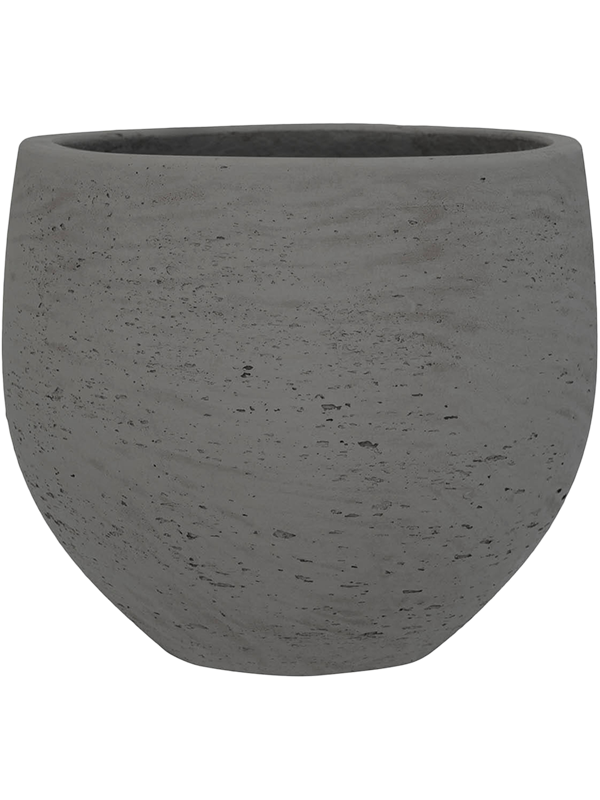 Rough Plant Pot 43cm Height 41cm Dia Orb M Mocha Washed