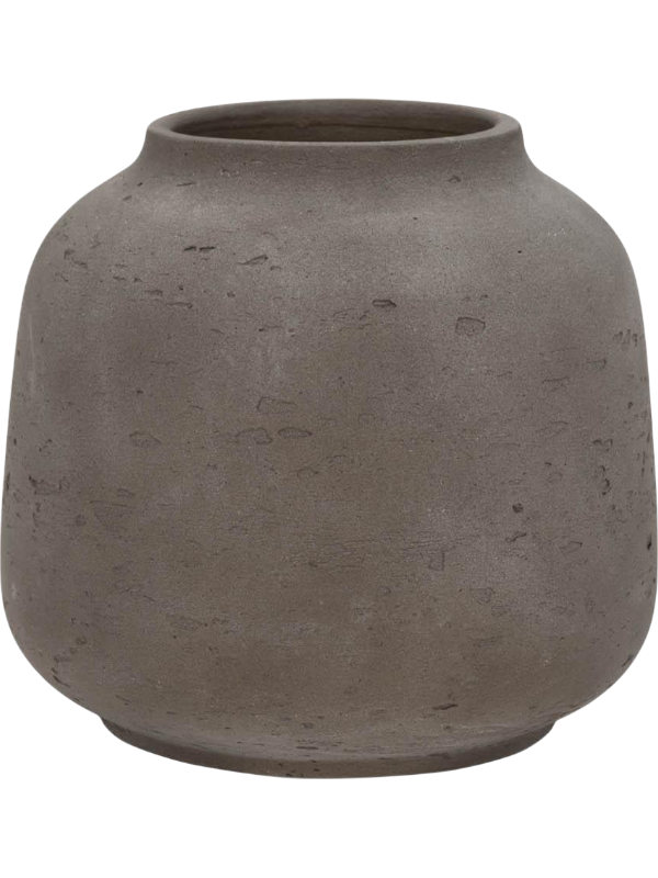 Rough Plant Pot 12cm Height 6cm Dia Jabari M Mocha Washed