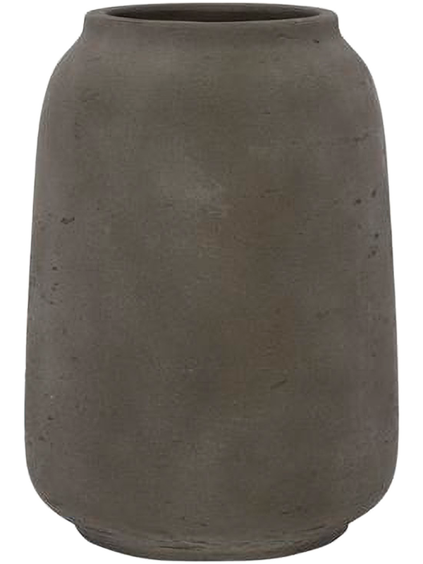 Rough Plant Pot 22cm Height 8cm Dia Mahir M Mocha Washed