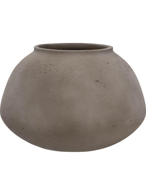 Rough Plant Pot 21cm Height 15cm Dia Imara XL Mocha Washed