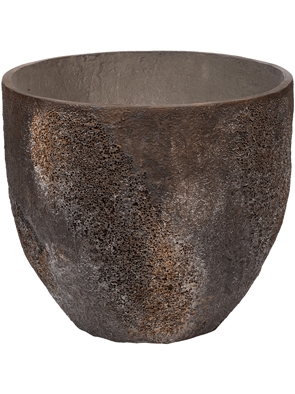 Oyster Plant Pot 44cm Height 48cm Dia Jesslyn S Imperial Brown