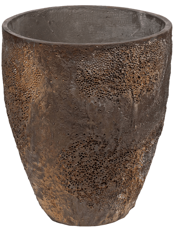 Oyster Plant Pot 37cm Height 31cm Dia Bernd S Imperial Brown