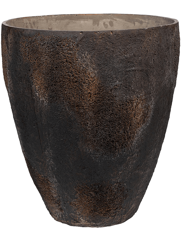Oyster Plant Pot 74cm Height 64cm Dia Bernd XL Imperial Brown