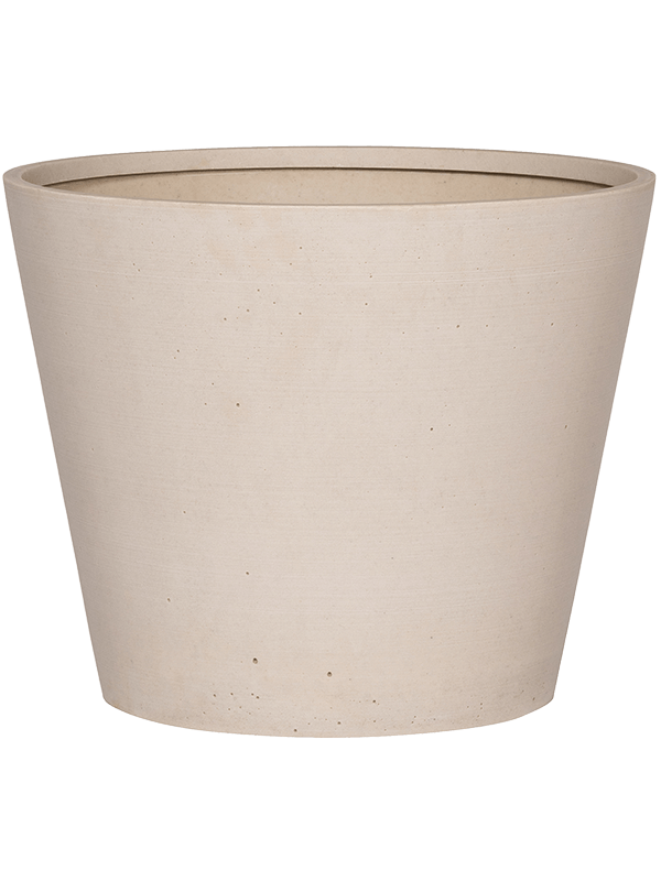 Refined Plant Pot 40cm Height 47cm Dia Bucket S Natural White