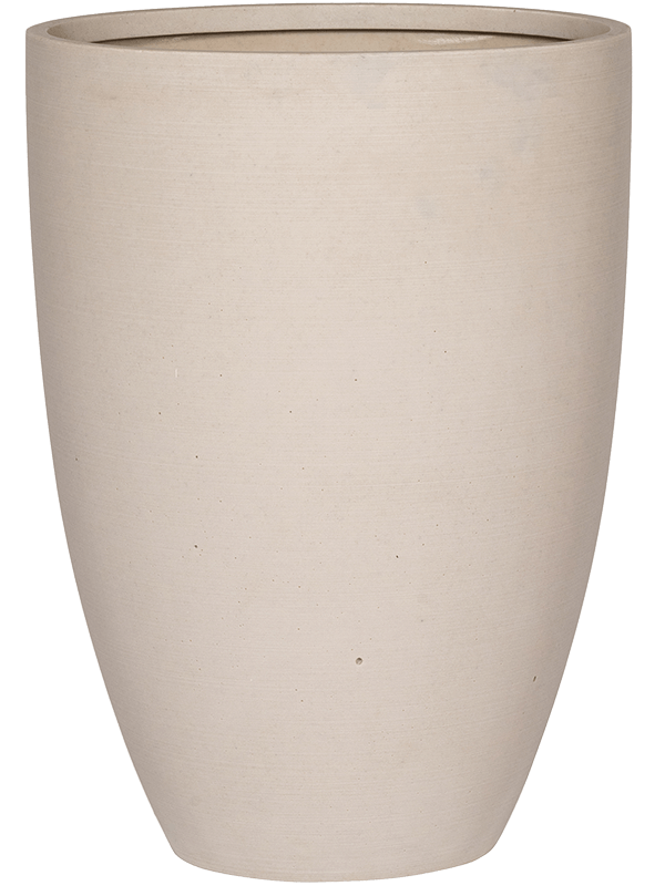 Refined Plant Pot 55cm Height 36cm Dia Ben L Natural White