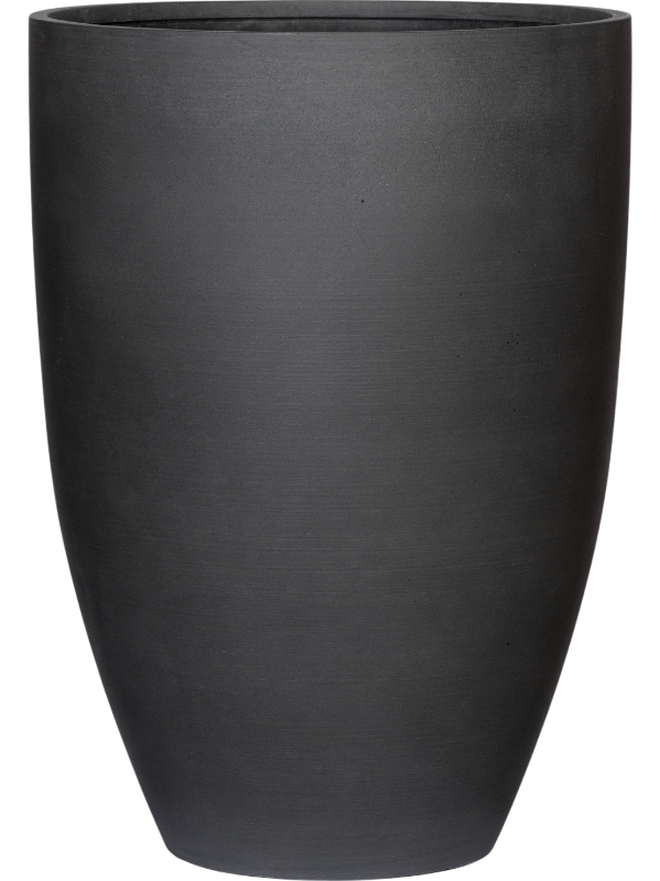 Refined Plant Pot 72cm Height 49cm Dia Ben XL Volcano Black