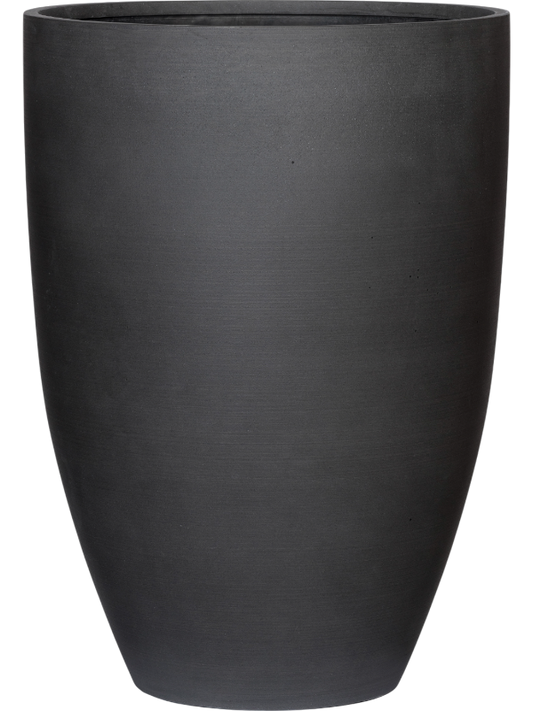 Refined Plant Pot 72cm Height 49cm Dia Ben XL Volcano Black