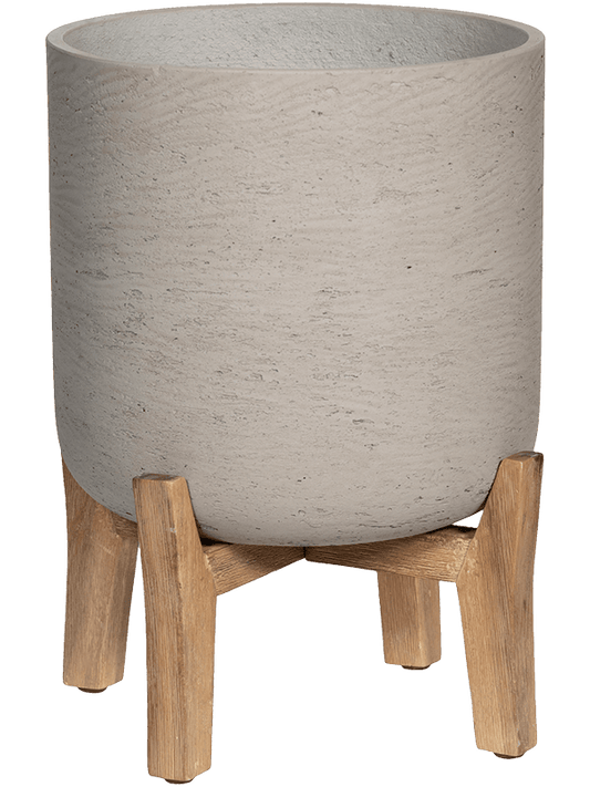 Rough With Feet Low Plant Pot 62cm Height 41cm Dia Charlie XXL Grey Washed