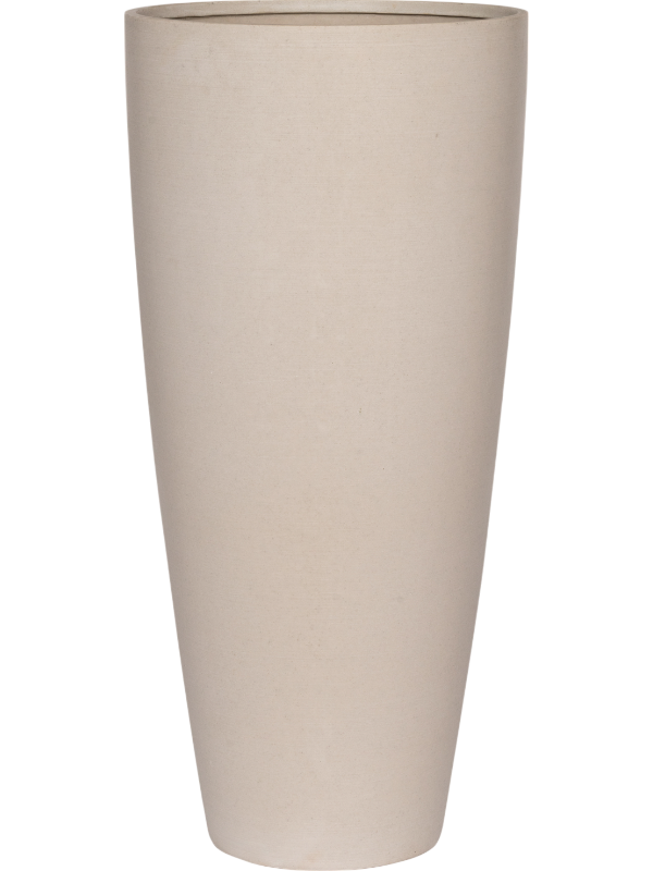 Refined Plant Pot 99cm Height 43cm Dia Dax XL Natural White