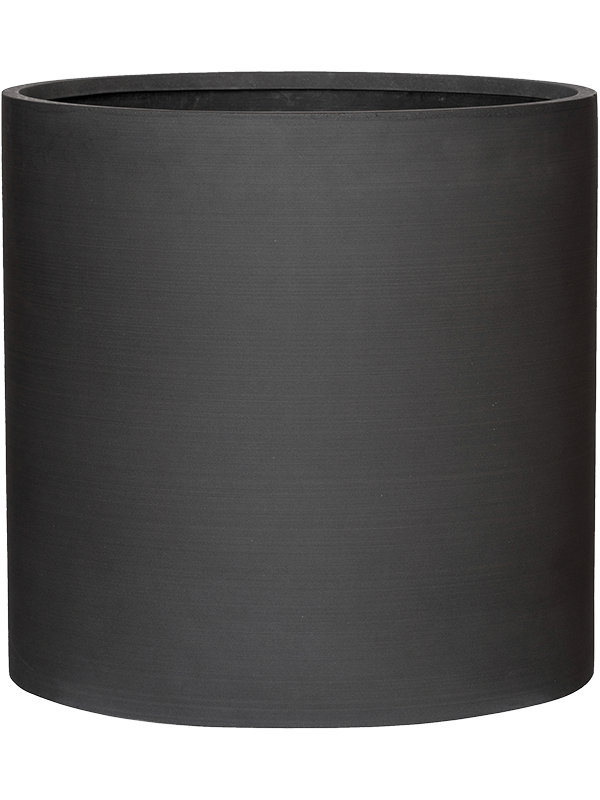 Refined Plant Pot 49cm Height 47cm Dia Max L Volcano Black