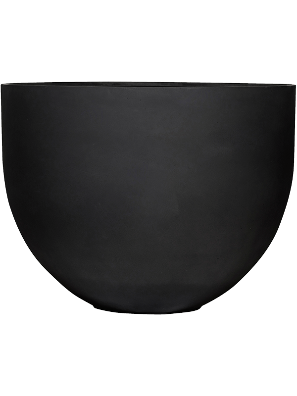Refined Plant Pot 76cm Height 96cm Dia Jumbo Mila M Volcano Black