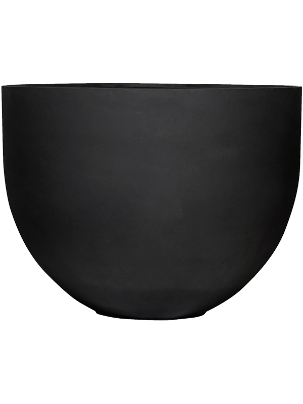 Refined Plant Pot 60cm Height 74cm Dia Jumbo Mila S Volcano Black