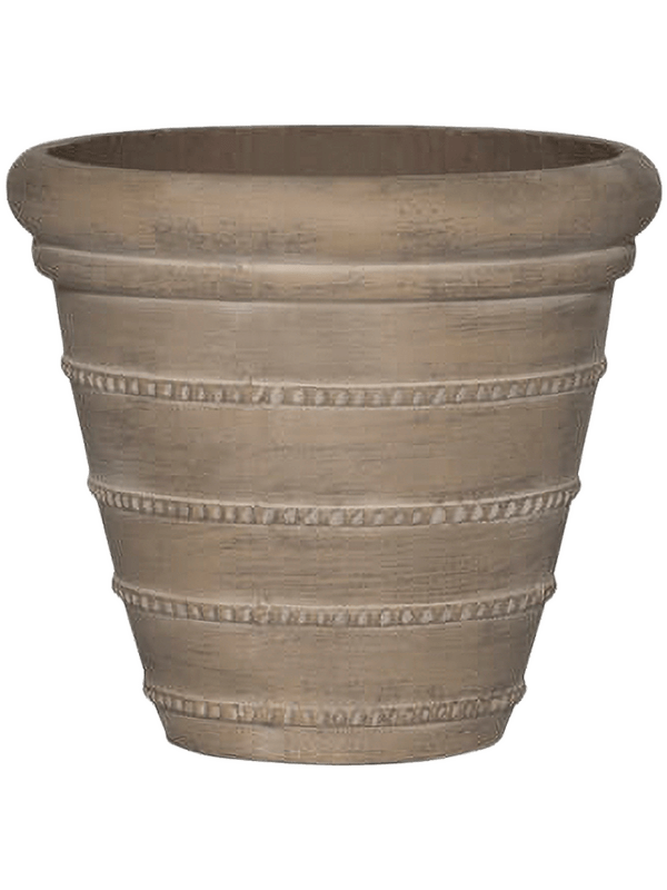 Treasure Plant Pot 25cm Height 25cm Dia Selena S Chalk Beige